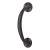 Victorian Antique Black Iron Bow Door Pull Handle - Screw Fix - 254 x 33mm