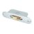 Radius Axle Sash Window Pulley - 44mm Brass Wheel - Galvanised