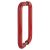 Rouge Red Nylon D-Bar Door Pull Handles - Back to Back - 300mm c/c