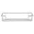Wirework Medium Shower Soap Dish Basket - 65 x 250 x 120mm - Mild Steel