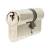 5 Pin 70mm Euro Double Cylinder - 30 + 40mm - Polished Nickel - Keyed to Differ
