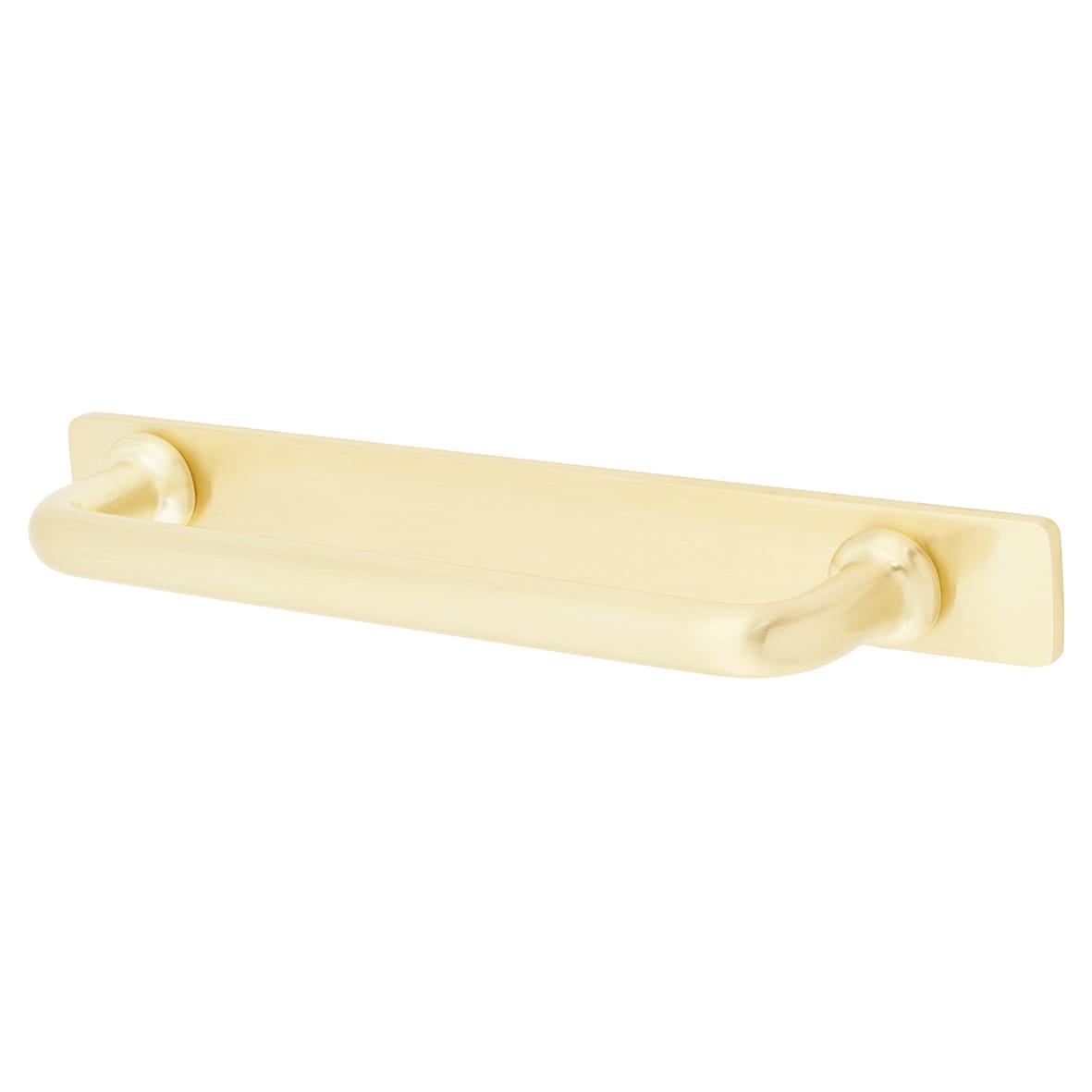 Crofts & Assinder Banbury 21mm D-Bar Cabinet Pull Handle - 128mm Centres - Brushed Satin Brass