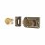Traditional Nightlatch - 60mm Backset - Green Case/Polished Brass Cylinder