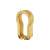 Cabinet Insert Escutcheon - 14.3mm - Brass - Pack of 5