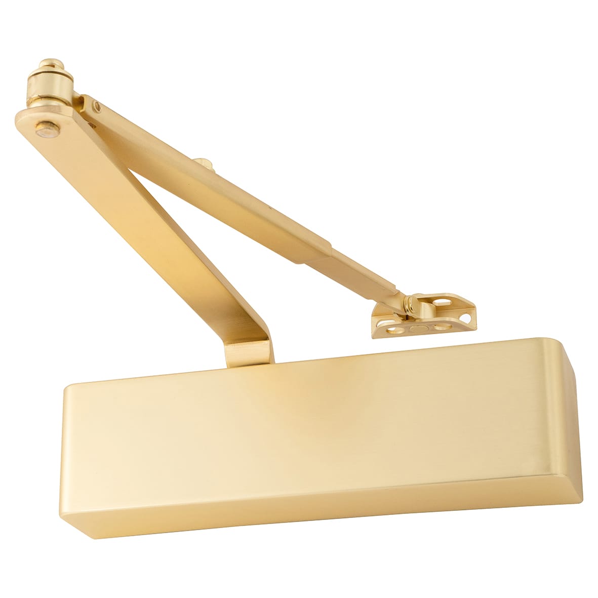 93 Series Overhead Fire Door Closer - Power Size 2-4 - Push/Pull Mounting - Satin Brass