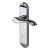 Polished Chrome Scroll Keyhole Lock Door Handles - Aurora Range - 183 x 42mm