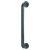 Anthracite Grey Nylon D-Bar Door Pull Handle on Rose - Screw Fix - 600mm c/c