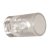 Standard Plastic Glass Shelf Support - 19 x 10mm - Clear - Pack of 50