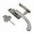 Pear Drop Locking Night Vent Casement Window Fastener - Left Hand - Pewter
