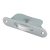Radius Axle Sash Window Pulley - 44mm Curved Nylon Wheel - Satin Chrome