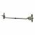 Cabin Hook & Eye - 367mm Length - Pewter