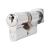 5 Pin 60mm Euro Thumbturn Cylinder - 30mm Turn + 30mm - Polished Chrome - Master Keyed