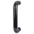 Ebony Black Nylon D-Bar Door Pull Handle - Bolt Fix - 220mm c/c