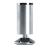 Designer Round Adjustable Cabinet Furniture Leg - 120-125mm - Satin Aluminium