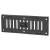Decorative Hit & Miss Vent - 225 x 82mm - Antique Black