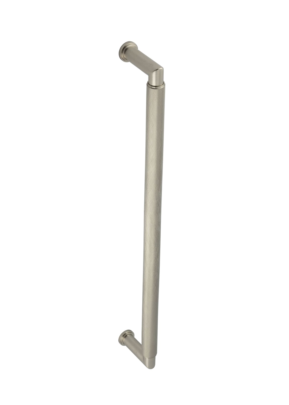 Satin Nickel 20mm D-Bar Door Pull Handle - Bolt Fix - 425mm c/c