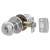 Polished Chrome Bala Hotel Entrance Mortice Door Knobset - 65mm Rose Diameter