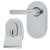Polished Chrome Cylinder Pull and Disabled Turn for Mortice Nightlatch