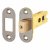 8mm Bolt Through Tubular Bathroom Deadbolt - 76mm Case - 57mm Backset - Radius - Black Nickel