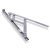 uPVC/Timber Window Friction Stay Hinge - 250mm Length - Top Hung - Pair