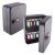 Combination 20 Hook Key Cabinet - 160 x 200 x 60mm - Black