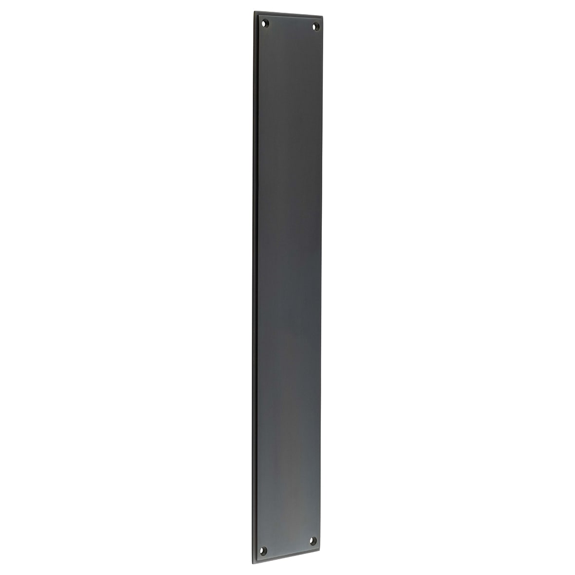 Solid Brass Finger Plate - 450 x 75 x 4mm - Dark Bronze