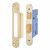 Architectural Bolt Through 3 Lever Sashlock - 65mm Case - 44mm Backset - Radius - PVD Brass