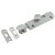 French Door Bolt/Flat Section Bolt - 100 x 36mm - Satin Chrome
