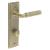 Antique Brass Fire Rated DIN Bathroom Door Handles - Piccadilly - Inner 2 - 200 x 55mm