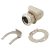 Cam Lock - 180° Lock - Housing Only - 15mm Door Thickness - Polished Chrome