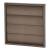 Gravity Wall Grille - 6"/150mm - Brown