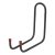 Tubular Garage and Shed Double Storage Hook - 220mm Depth - Black & Red