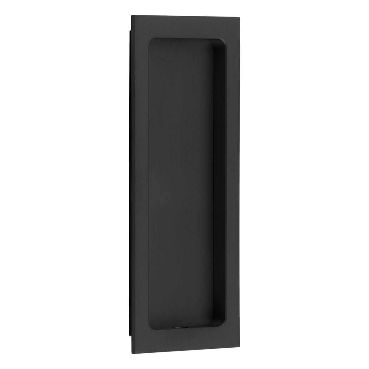 Rectangular Flush Pull Handle - 150 x 55mm - Black