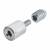Bramah Rola Wooden Sash Window Stop - 19mm - Polished Chrome - 2 Body + 4 Inserts