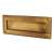 Marcus Letter Plate - 254 x 101mm - Antique Brass