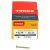 Solo Chippy Pozi Countersunk Wood Screws - 3.5 x 30mm - Yellow Zinc - Pack of 200