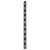 Twin Slot Shelf Wall Upright - 500mm Length - Black