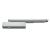 2320B.T.SES Cam Action Overhead Fire Door Closer - Size 2-4 - Pull Side Mount - Silver Trimplate