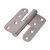 European Style Lift Off Butt Door Hinge - 100 x 89 x 3mm - Left Hand - Satin Stainless Steel - Pair