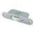Radius Axle Sash Window Pulley - 44mm Curved Nylon Wheel - Polished Chrome