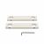 Lateral Spacer Window Bar - 4" - White - Pack of 2
