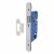 DIN Euro Mortice Nightlatch - 85mm Case - 60mm Backset - Radius - Polished Stainless
