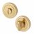 Bathroom Turn & Release - 48mm Diameter - Polished Brass