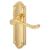 Polished Brass Scroll Latch Door Handles - Ashmead Range - 168 x 46mm