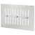 Hit & Miss Vent - 242 x 165mm - Polished Stainless Steel
