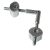 600 Full Mitre Stair Handrail Connector - 8 x 135mm