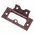 Flush Cabinet Hinge - 50 x 36 x 1mm - Bronze - Pack of 20