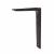 Aluminium Shelf Bracket - 100 x 150mm - Black