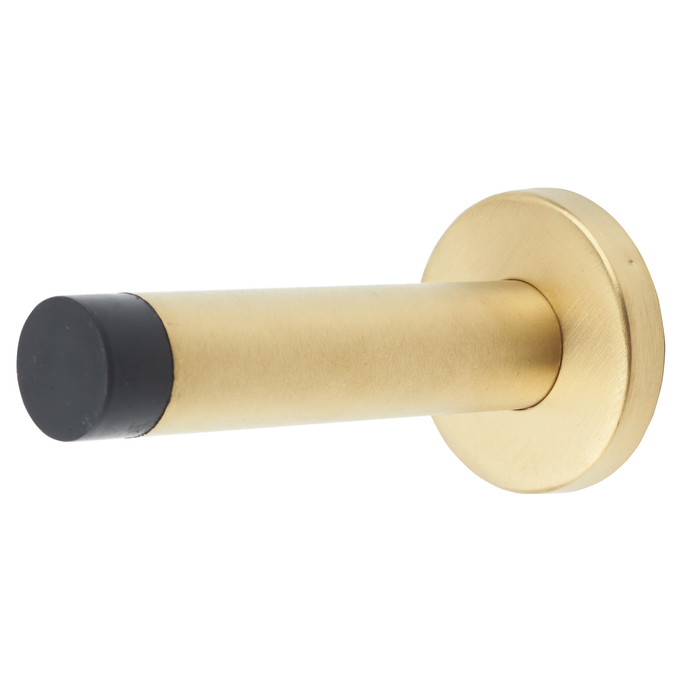 Projection Door Stop - 85mm Projection - PVD Satin Brass