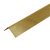 2000mm Solid Brass Angle - Equal Sided - 51 x 51 x 0.91mm - Polished